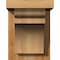 Ekena Millwork Yorktown Rough Sawn Corbel w/Backplate, Western Red Cedar, 6"W x 8"D x 8"H COR06X08X08YOR01RWR - alternate 3